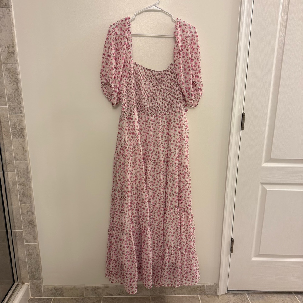 Arula Floral Pink Dress - Picture 3 of 3